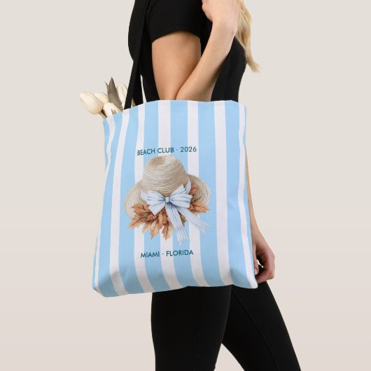 Autumn - Fall Coastal Chic Beach Club Tote Bag (Dichtbij)