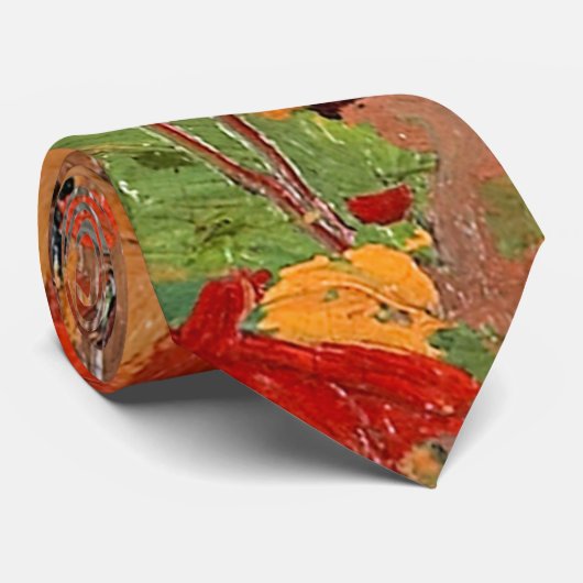 Autumn-Fall, fine art by Tom Thomson, Stropdas (Opgerold)