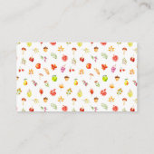 Autumn Fall Harvest Baby Shower Book Request Informatiekaartje (Achterkant)