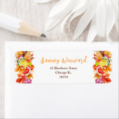 Autumn Fall Harvest Baby Shower Etiket (Insitu)