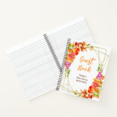 Autumn Fall Harvest Baby Shower Guest Book Notitieboek (Binnen)