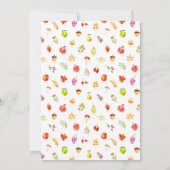 Autumn Fall Harvest Baby Shower Kaart (Achterkant)