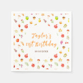 Autumn Fall Harvest Birthday Party Servet (Voorkant)