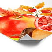 Autumn Fall Harvest Wedding Welcome Sign Poster (Hoek)