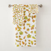 Autumn Fall Leaves Bad Handdoek (Insitu)