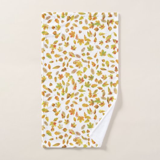 Autumn Fall Leaves Bad Handdoek (Handdoek)