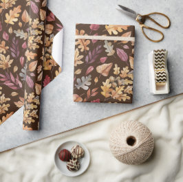Autumn Fall Leaves Cadeaupapier
