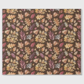 Autumn Fall Leaves Cadeaupapier (Vlak)