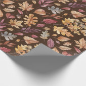 Autumn Fall Leaves Cadeaupapier (Hoek)