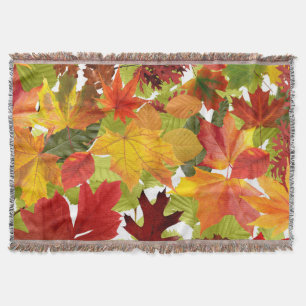 Autumn Fall Leaves Deken