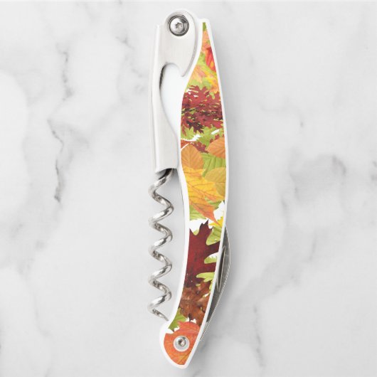 Autumn Fall Leaves Kurkentrekker (Voorkant)