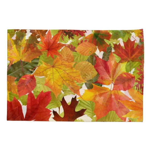 Autumn Fall Leaves Kussensloop (Achterkant)