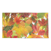 Autumn Fall Leaves Kussensloop (Achterkant-Links)