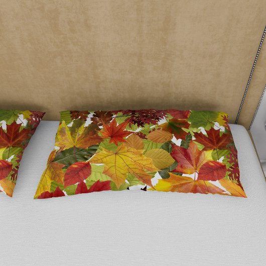 Autumn Fall Leaves Kussensloop