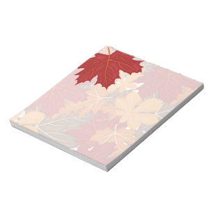 Autumn Fall Leaves Notitieblok