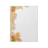 Autumn Fall Leaves Notitieblok (Linkerzijde)