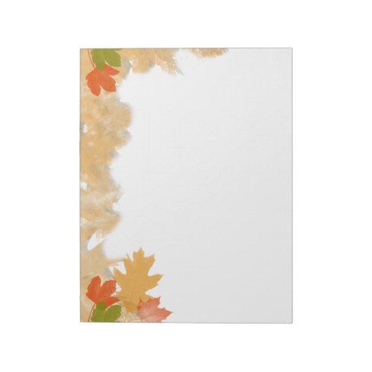 Autumn Fall Leaves Notitieblok (Linkerzijde)