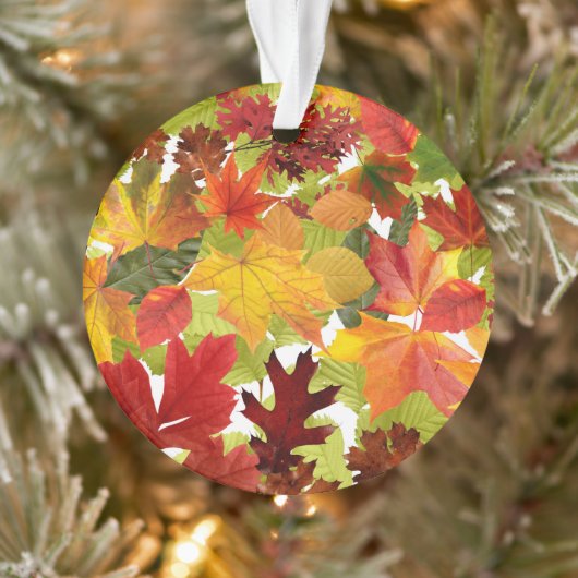 Autumn Fall Leaves Ornament (Boom)