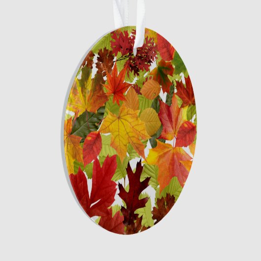 Autumn Fall Leaves Ornament (voorkant)