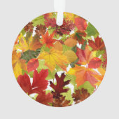Autumn Fall Leaves Ornament (achterkant)