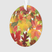 Autumn Fall Leaves Ornament (voorkant)