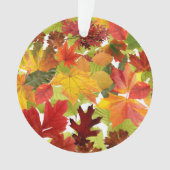 Autumn Fall Leaves Ornament (voorkant)