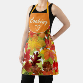 Autumn Fall Leaves Schort
