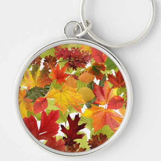 Autumn Fall Leaves Sleutelhanger (Voorkant)