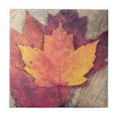 Autumn Fall Leaves Tegeltje (Voorkant)