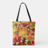 Autumn Fall Leaves Tote Bag (Achterkant)
