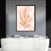 Autumn Fall Leaves Watercolor Botanical Poster