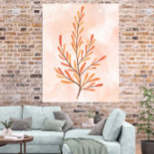 Autumn Fall Leaves Watercolor Botanical Poster
