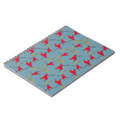 Autumn Fall Notebook with rosehip pattern Notitieboek (Linkerzijde)