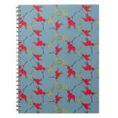 Autumn Fall Notebook with rosehip pattern Notitieboek (Voorkant)