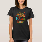 Autumn Fall Outfit Mama Thankful Grateful Blessed  T-shirt (Voorkant)