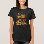 Autumn Fall Outfit Teacher Thankful Grateful Bless T-shirt (Voorkant)