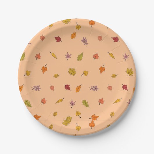 Autumn Fall Papieren Bordje (Voorkant)