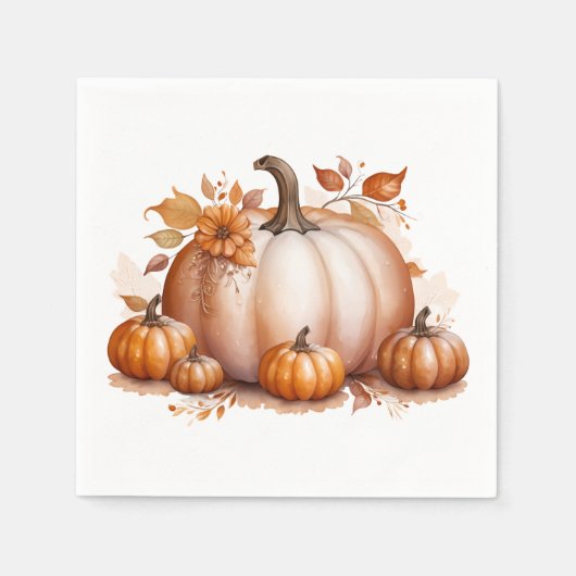 Autumn Fall Party Servet (Voorkant)