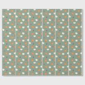 Autumn Fall Pumpkin Cadeaupapier (Vlak)