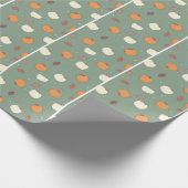 Autumn Fall Pumpkin Cadeaupapier (Hoek)