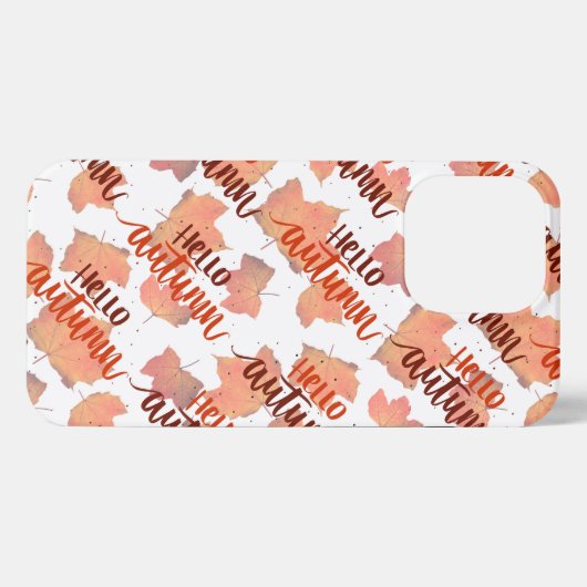 Autumn Fall verlaat iPhone 13 Pro Slim Fit-Hoesje iPhone Hoesje (Achterkant horizontaal)