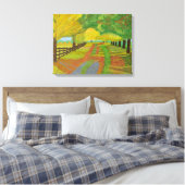 Autumn Fallen Leaves Canvas Afdruk (Insitu (Slaapkamer))