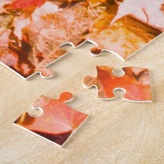 Autumn Fallen Leaves Legpuzzel (Zijkant)