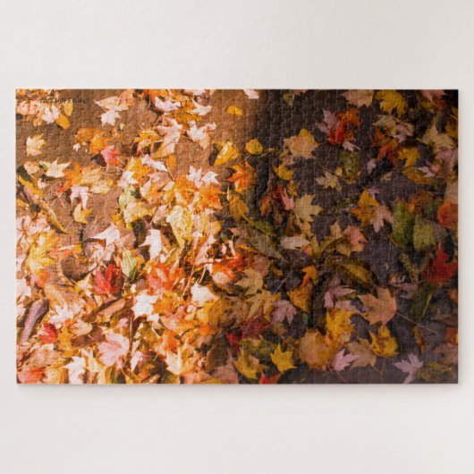 Autumn Fallen Leaves Legpuzzel (Horizontaal)
