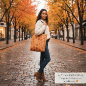 Autumn Falling laat stijlvolle Herfst accessoire a Tote Bag
