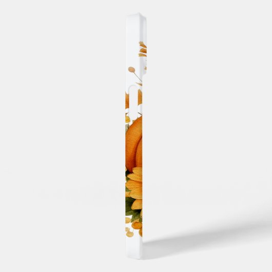 Autumn Falling Leaves Pumpkin Spice Harvest Happy Case-Mate iPhone Case (Achterkant / Rechts)