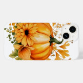 Autumn Falling Leaves Pumpkin Spice Harvest Happy Case-Mate iPhone Case (Achterkant (horizontaal))