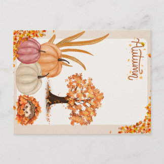 Autumn Feestdagenkaart