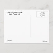 Autumn Field Adirondacks Trees Scene Landschap Briefkaart (Achterkant)