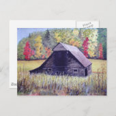 Autumn Field — briefkaart (Voorkant / Achterkant)